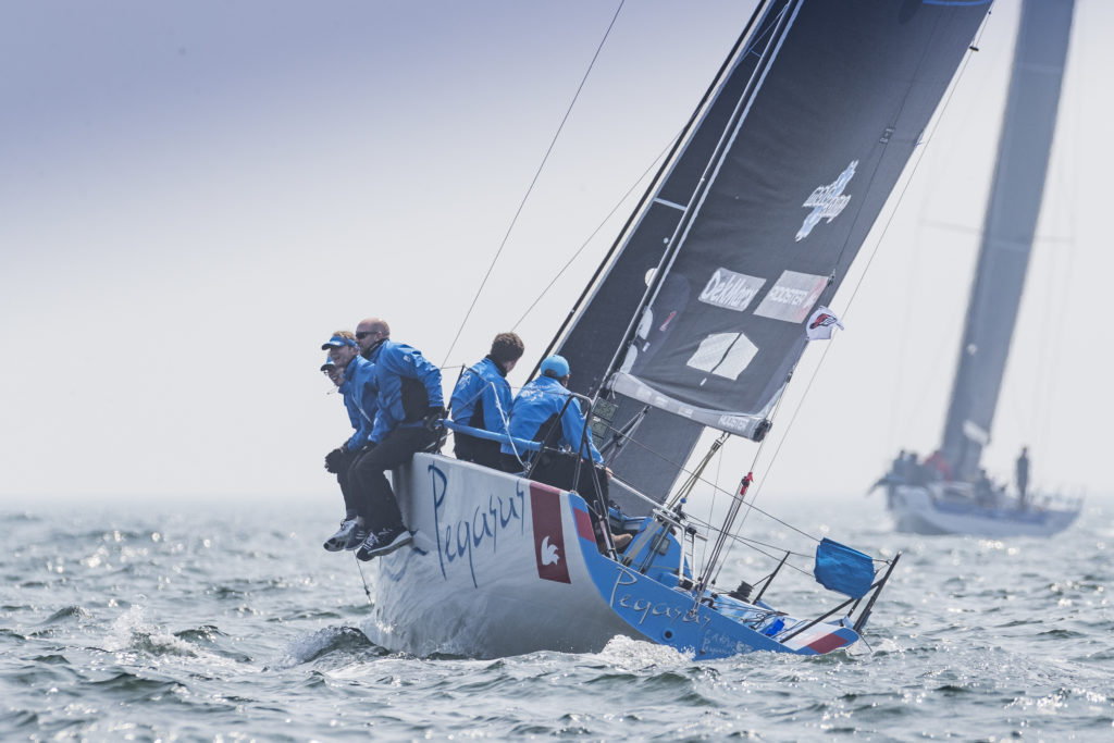 HP30 yacht - a fast sailboat - racing at Poole Regatta 2020