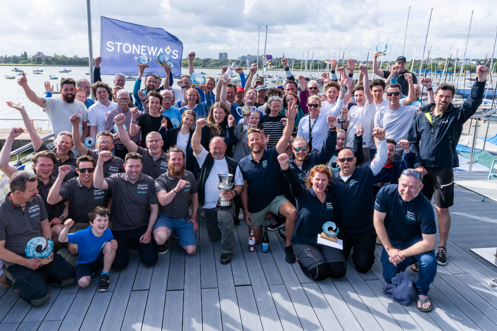 Prize giving at Poole Regatta 2024